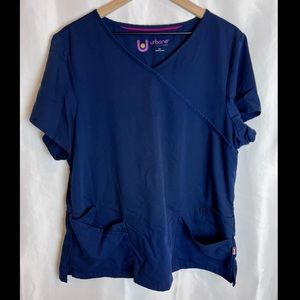 Urbane Ultimate Navy Scrub Top - Xl